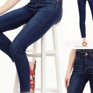 J. Crew 31T High Rise Skinny Jeans - Blue
